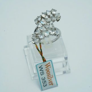 [ BẠC 925 ] Nhẫn đá moonstone thiết kế sang trọng và nữ tính - WS 353