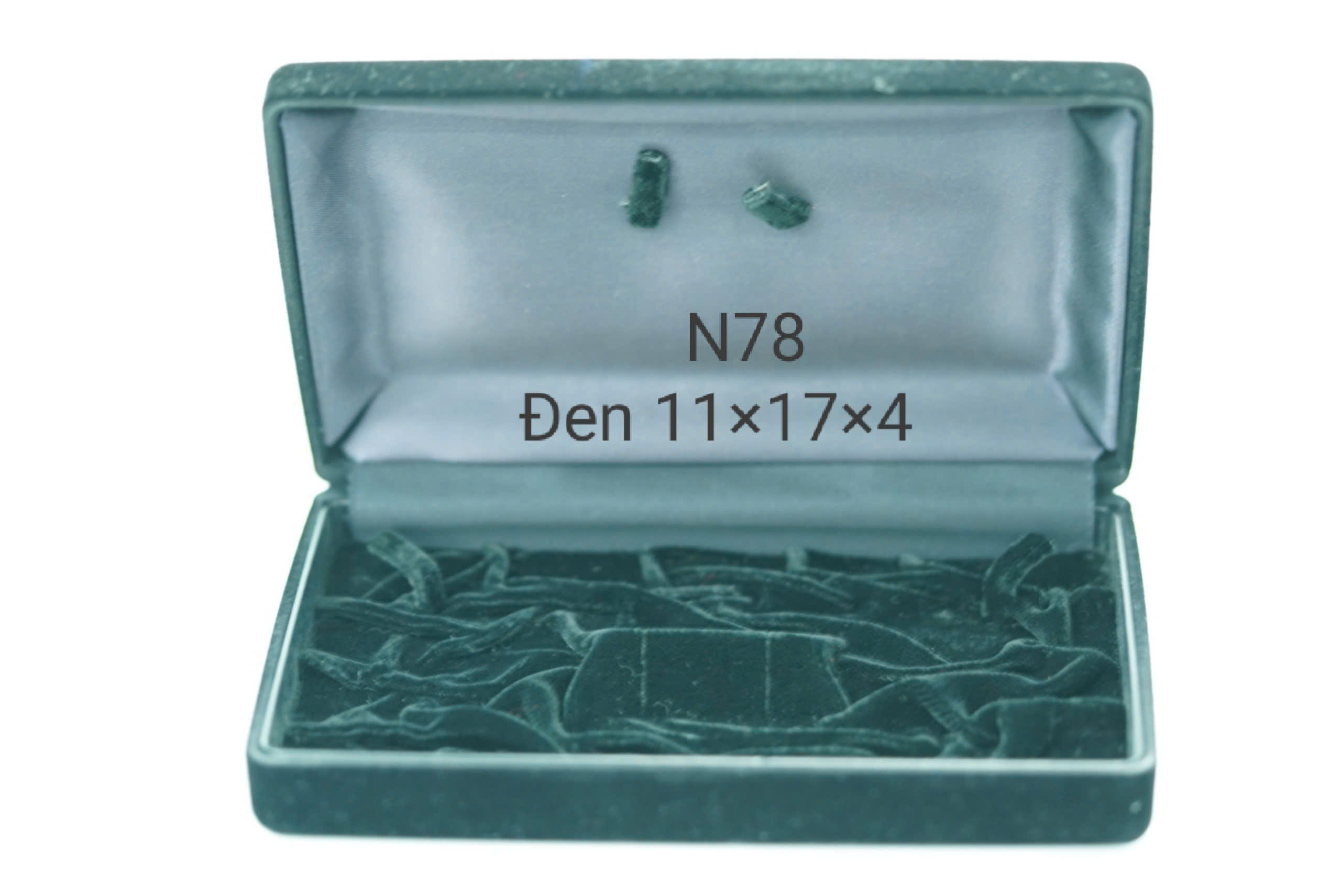 Hộp nhung đen hình chữ nhật si Nhật 1 - N76/N77/N78 - Ảnh 6