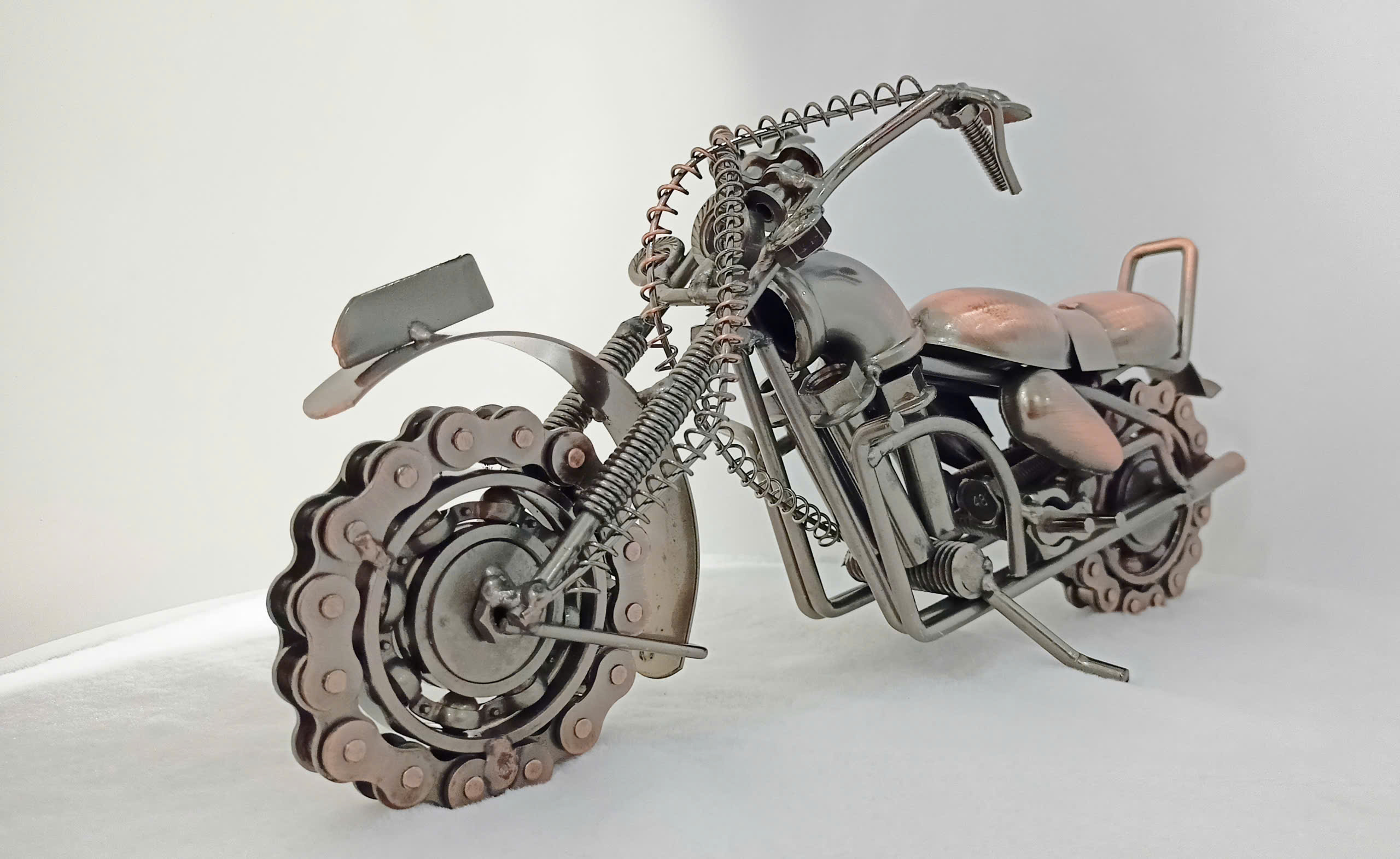 Mô hình xe mô tô cổ điển MHX-0094 - Ảnh 3