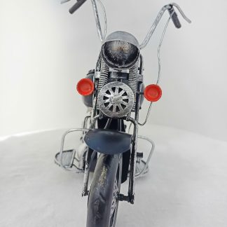 Mô hình mô tô tô máy cổ điển thiết kế tay lái cao màu đen bóng MHX-0089