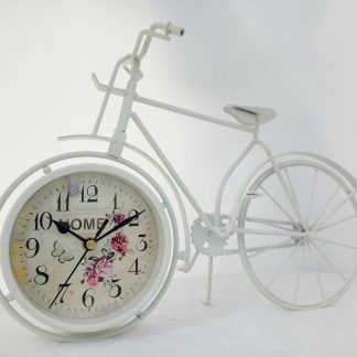 Mô hình xe đạp cổ điển màu trắng MHX-1214