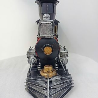 Mô hình đầu máy xe lửa cổ điển thiết kế tông màu đỏ và đen MHX-1250