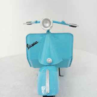 Mô hình xe tay ga cổ điển màu xanh da trời thiết kế phong cách retro MHX-7278