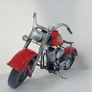 Mô hình xe mô tô cổ điển màu đỏ nổi bật MHX-0015