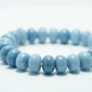 Vòng tay đá Opal xanh tự nhiên sắc xanh dịu nhẹ