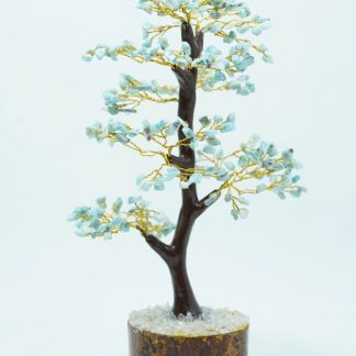 Cây handmade đá Larimar thô tự nhiên Tinh tế và độc đáo -MS15