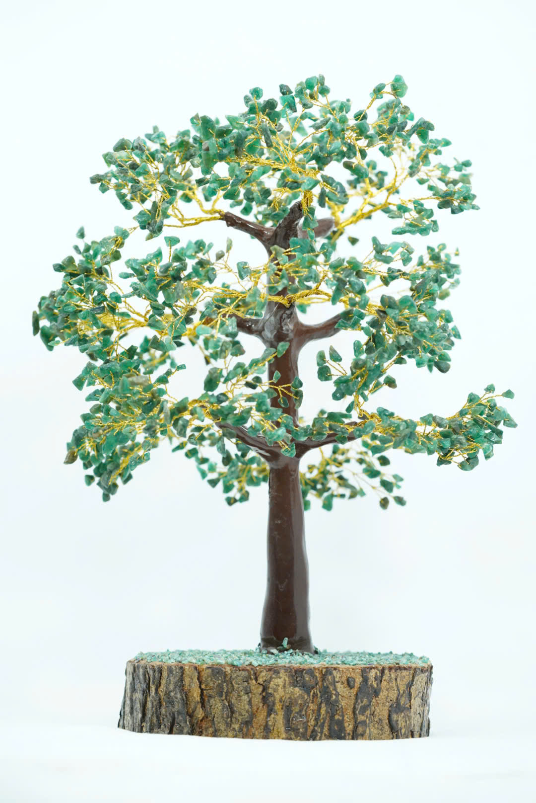 Cây đá handmade đá Ngoc Cẩm Thạch thô tự nhiên sự thịnh vượng và may mắn - MS17