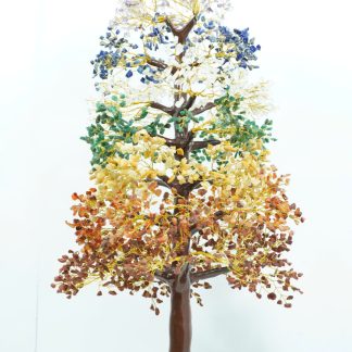 Cây Handmade đá thô Đa Sắc tự nhiên phong thuỷ -MS18