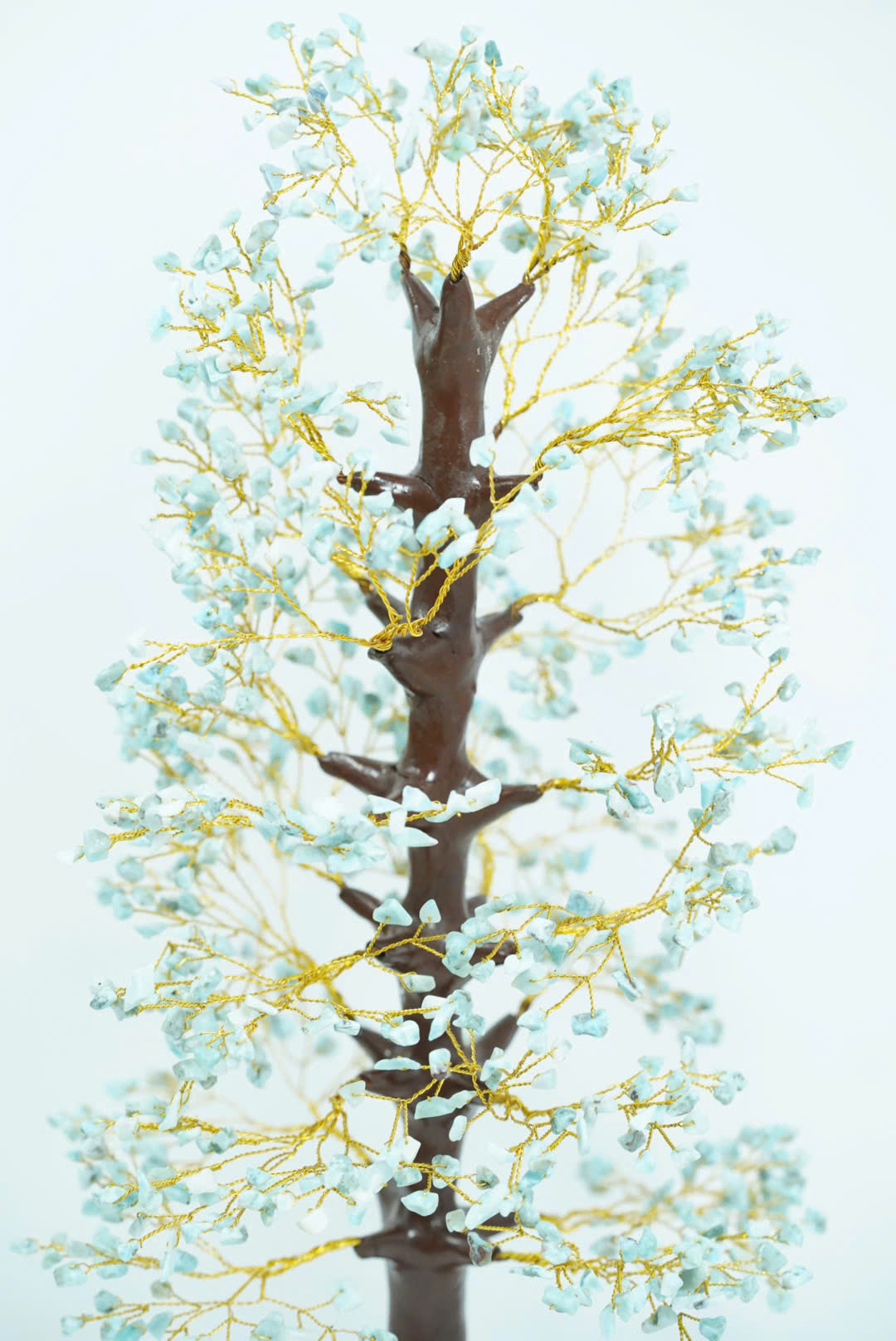 Cây handmade đá Larimar đại dương xanh phát triển và thịnh vượng - MS22 - Ảnh 4