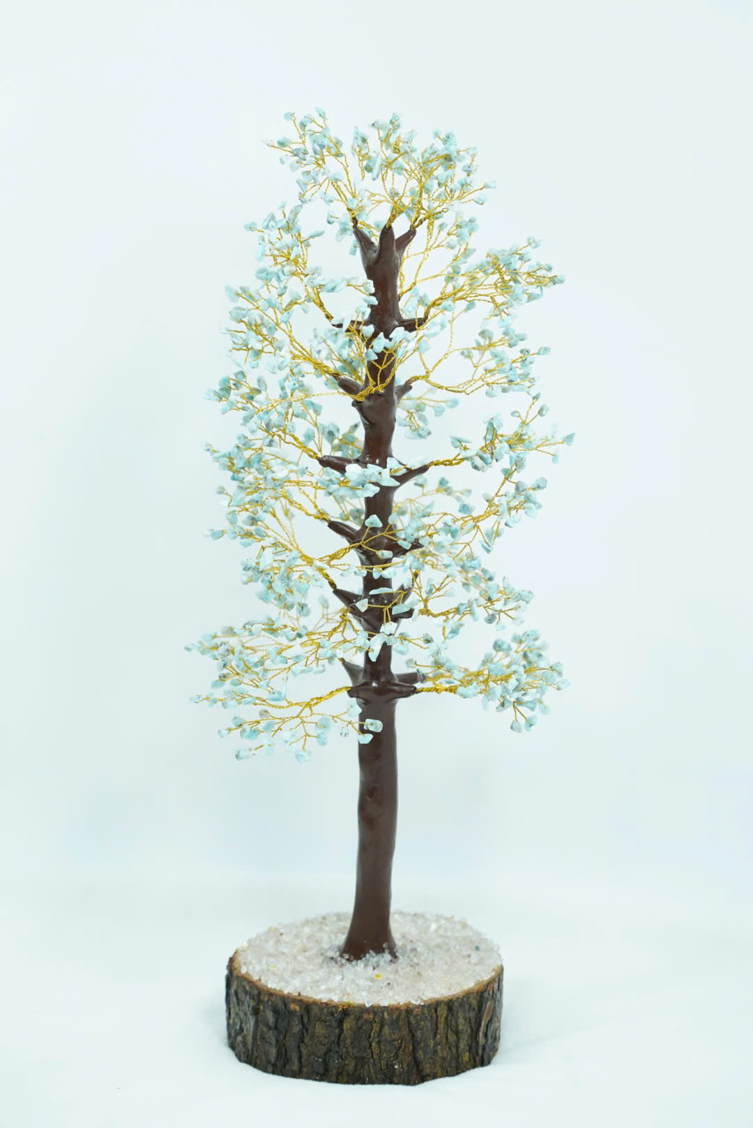 Cây handmade đá Larimar đại dương xanh phát triển và thịnh vượng - MS22 - Ảnh 5