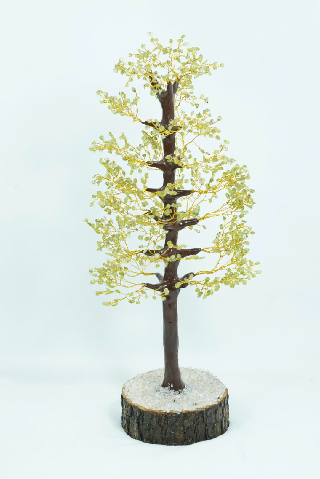 Cây handmade đá Peridot thô tài lộc và thịnh vượng - MS26 - Ảnh 2