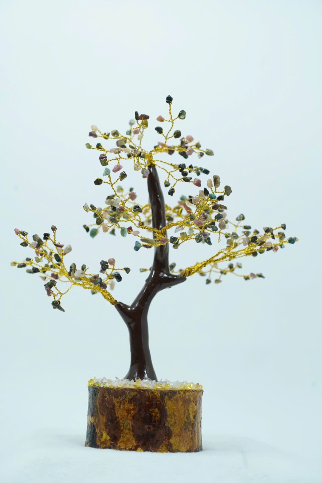 Cây handmade đá Tourmaline thô tự nhiên bình an và thịnh vượng - MS6