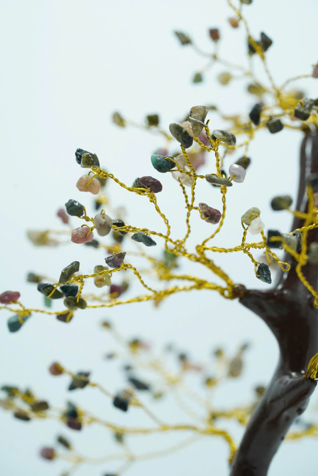 Cây handmade đá Tourmaline thô tự nhiên bình an và thịnh vượng - MS6 - Ảnh 3