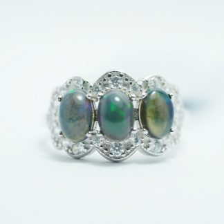 [ BẠC 925 ] Nhẫn đá Opal sang trọng