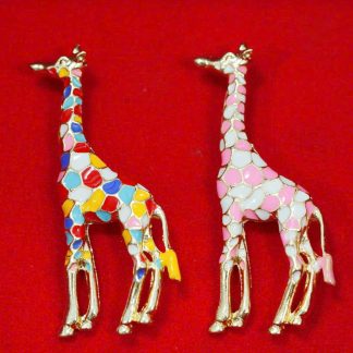 Trâm Cài Áo Hươu Cao Cổ Sắc Màu