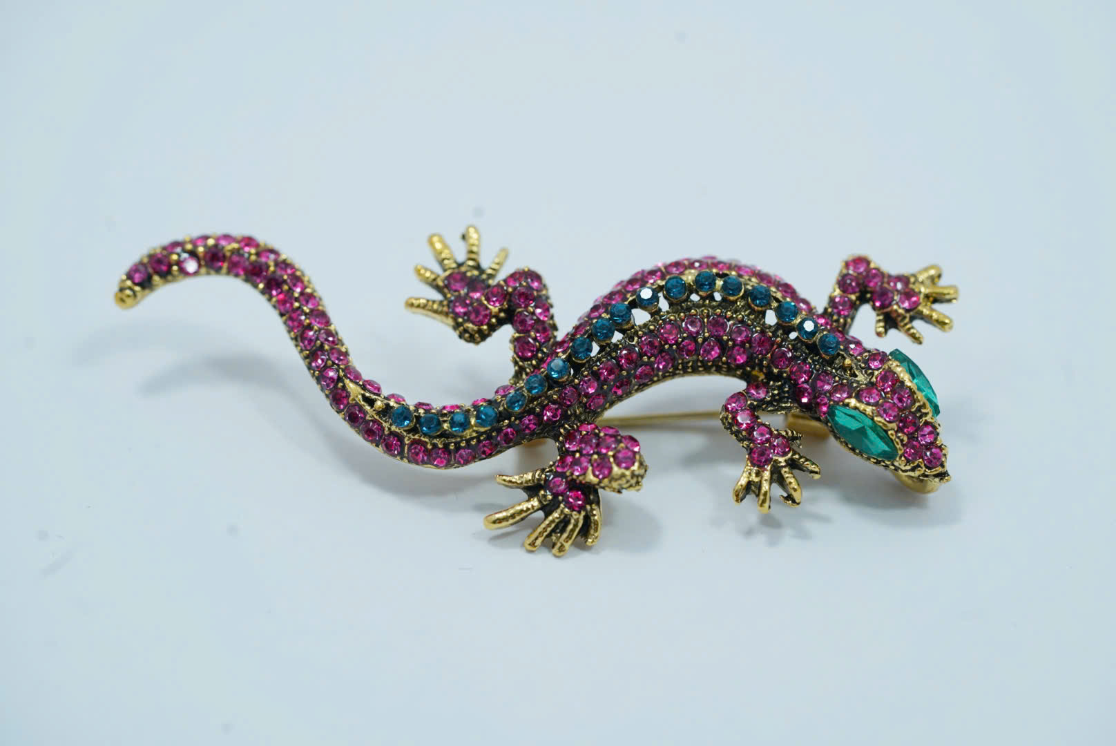 Trâm Cài Hình Thằn Lằn Đính Đá Zircon – Cá Tính & Độc Đáo - Ảnh 3