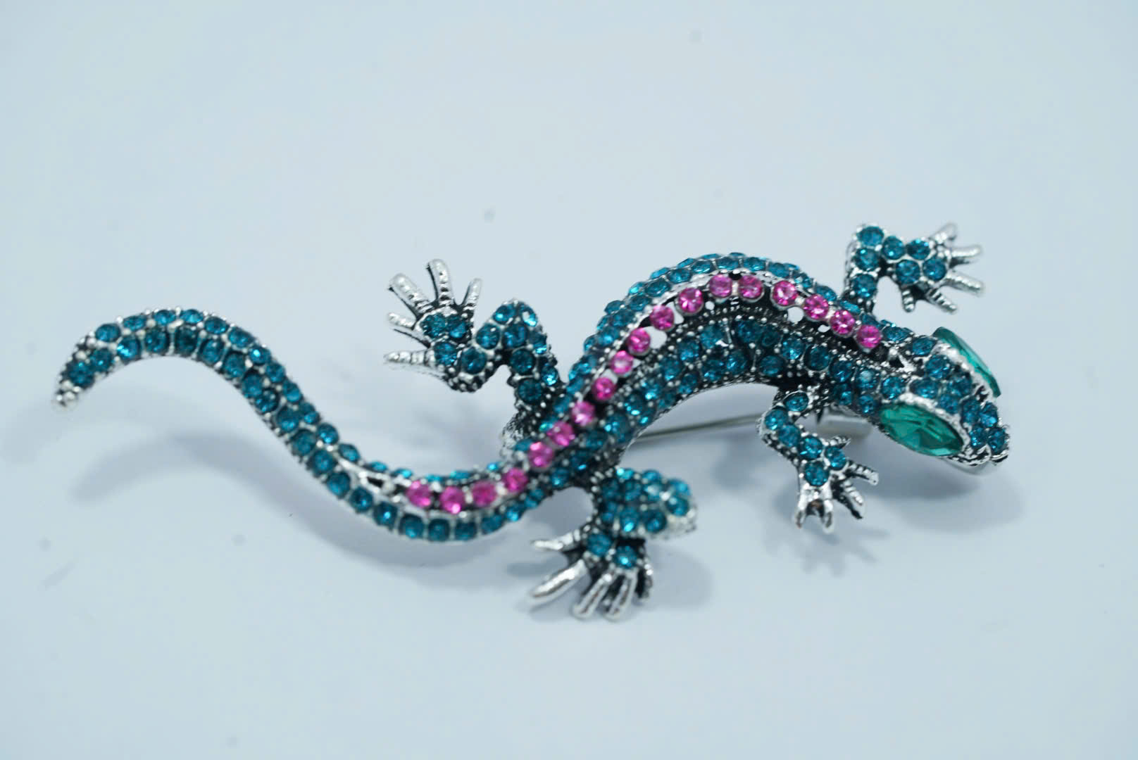 Trâm Cài Hình Thằn Lằn Đính Đá Zircon – Cá Tính & Độc Đáo - Ảnh 2