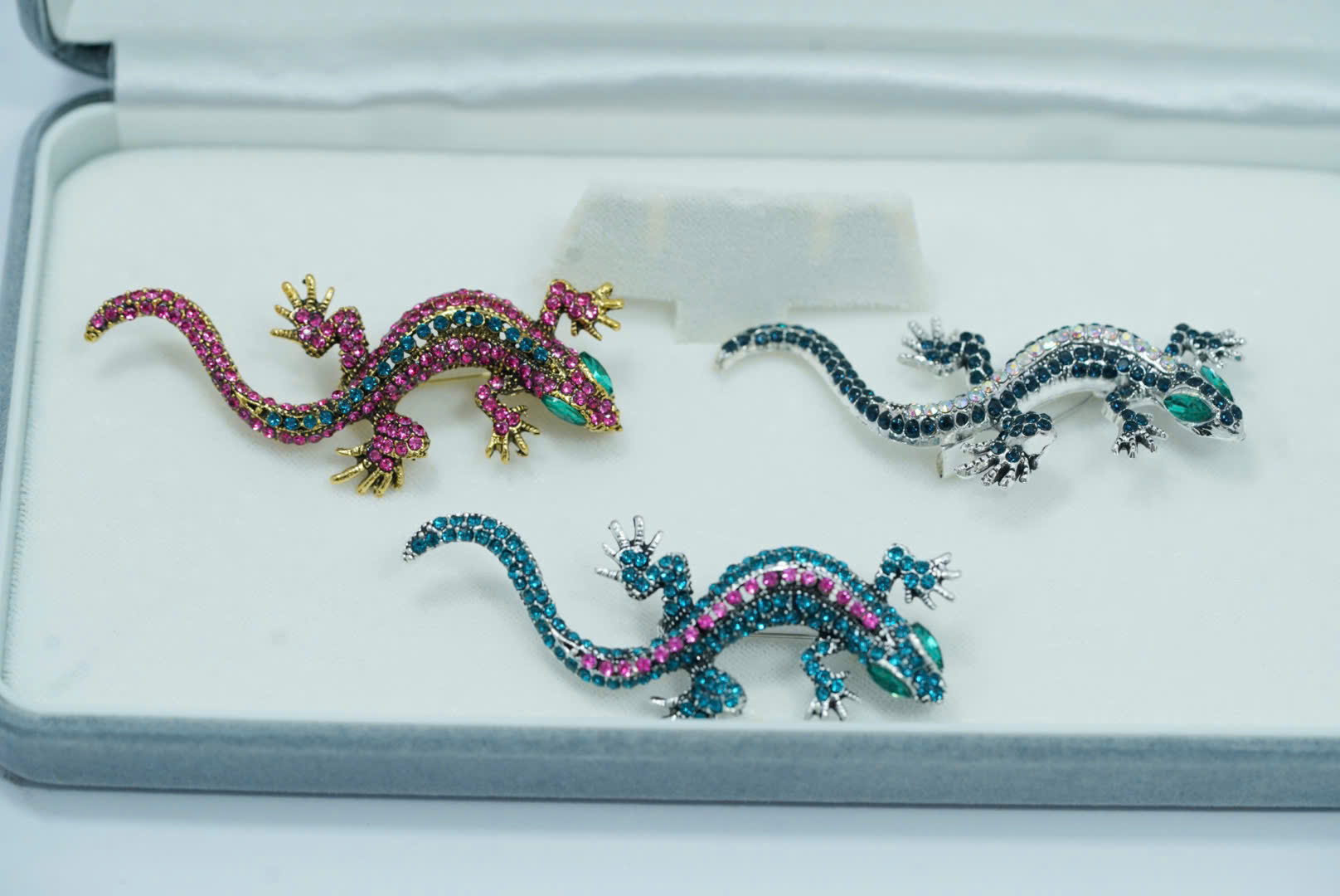 Trâm Cài Hình Thằn Lằn Đính Đá Zircon – Cá Tính & Độc Đáo - Ảnh 6