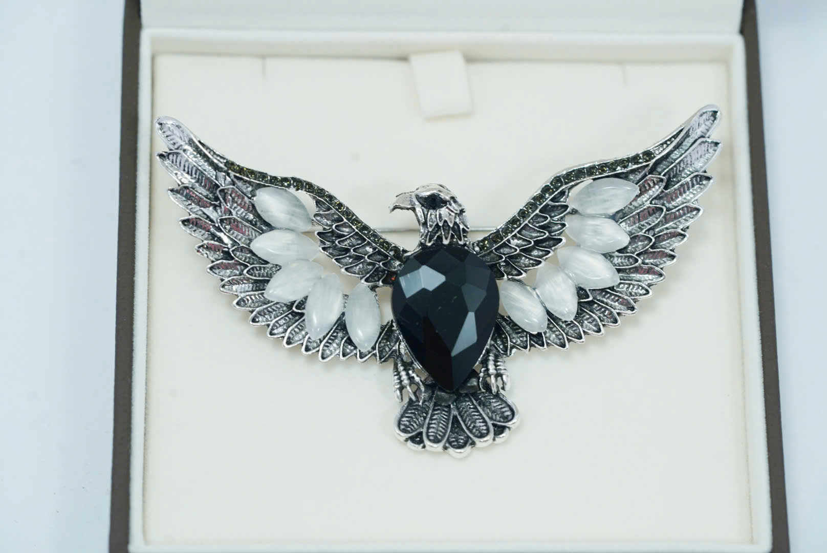 Trâm Cài Hình Chim Đại Bàng Đính Pha Lê Úc – Sang Trọng & Đẳng Cấp - Ảnh 2