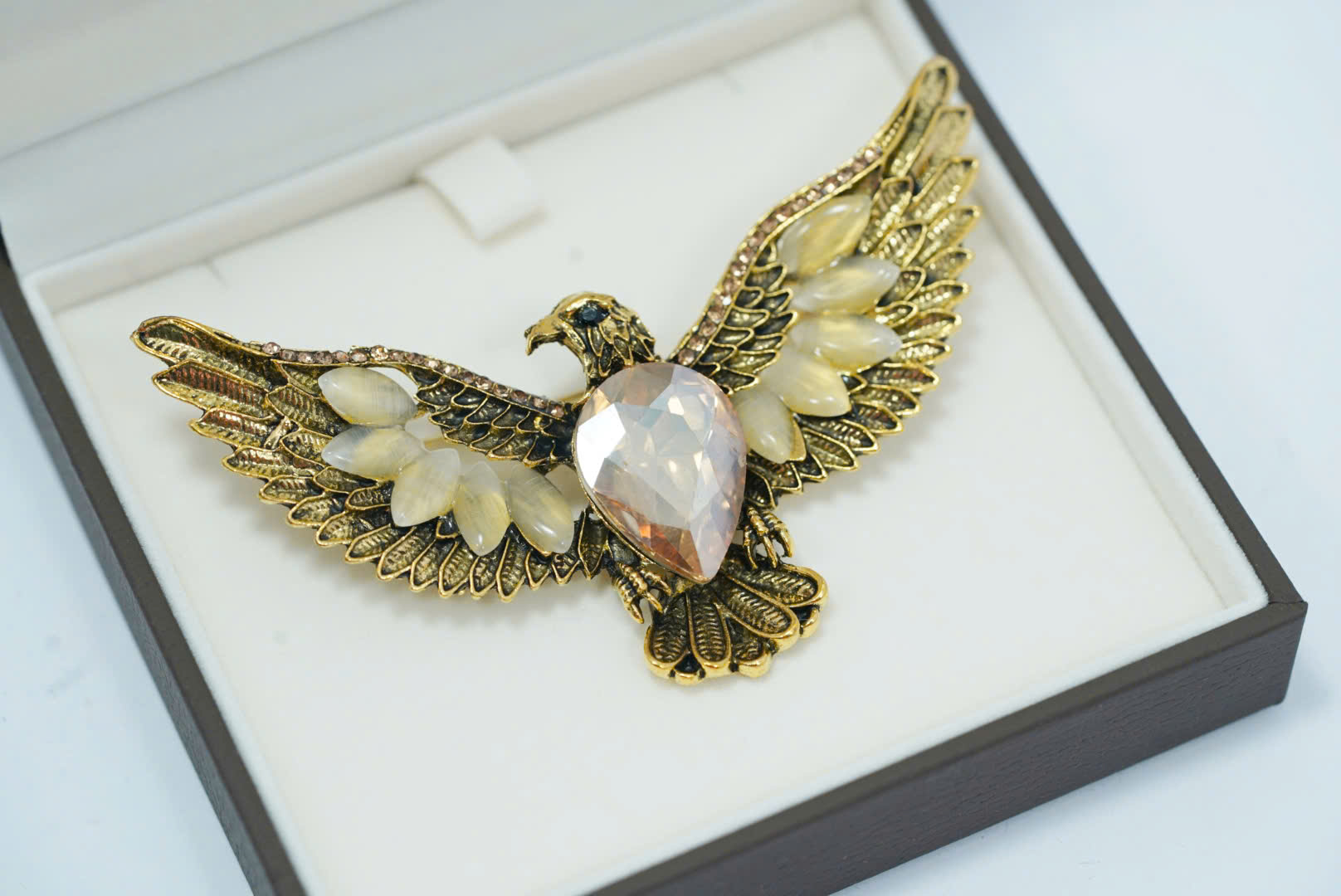 Trâm Cài Hình Chim Đại Bàng Đính Pha Lê Úc – Sang Trọng & Đẳng Cấp - Ảnh 7