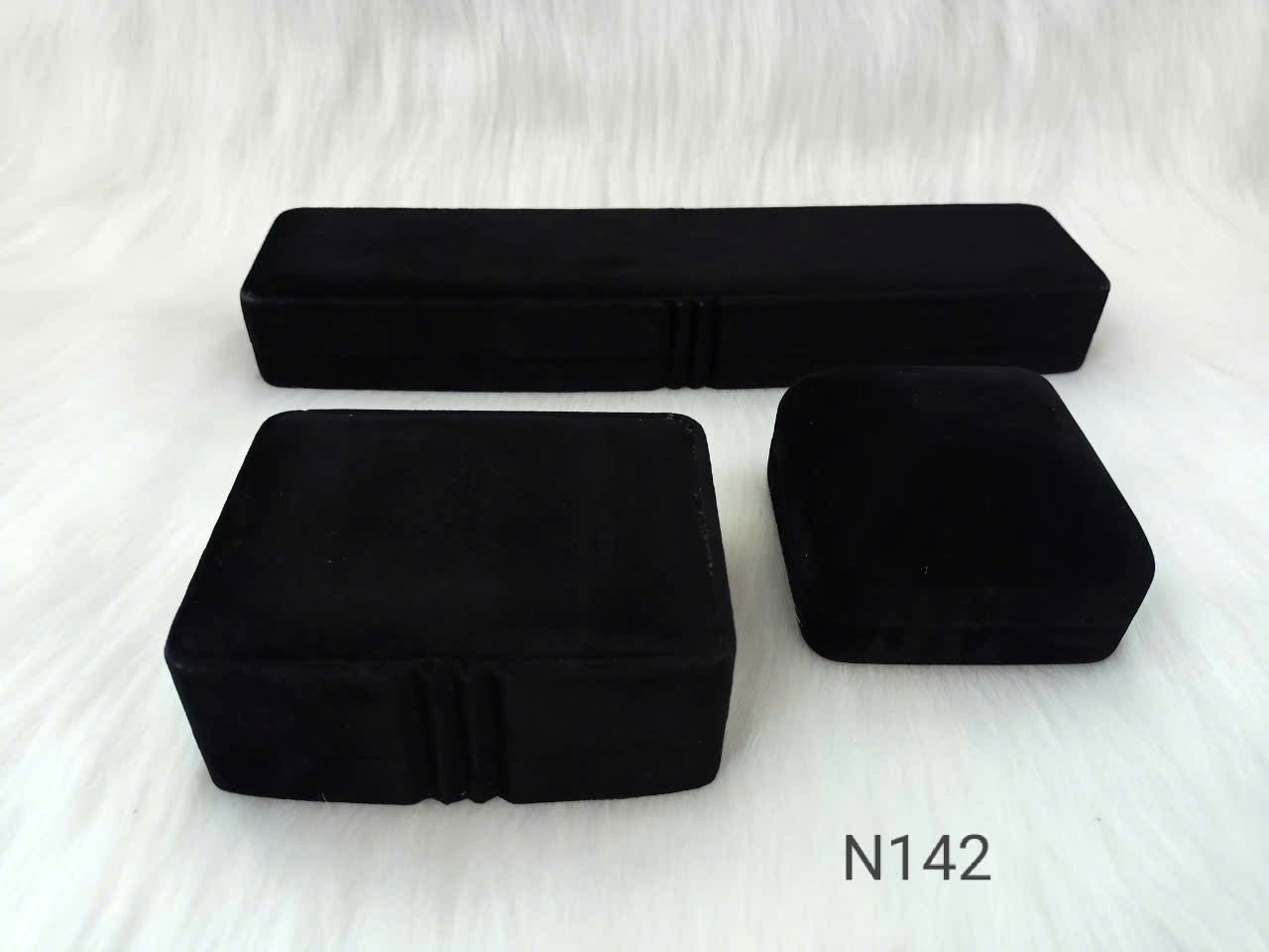 Combo 3 Hộp Nhung Tông Đen Si Nhật – N142