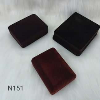 Combo 3 Hộp Nhung Nâu Cổ Điển Si Nhật – N151
