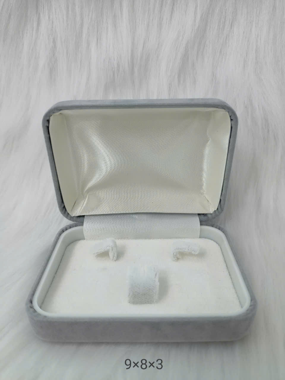 Combo 3 Hộp Nhung Si Nhật Màu Ghi – N187 - Ảnh 3