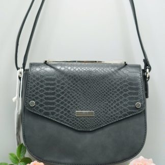 [ HÀNG SI NHẬT ] Túi Xách Thời trang –  Đen Vân Cá Sấu – TX-04