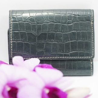 [ HÀNG SI NHẬT ] Ví Da Cá Sấu Gấp Ba – VDCS-09