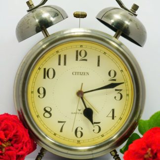 Đồng Hồ Để Bàn Si Nhật - Chuông Đôi Cổ Điển - ĐHĐB-09