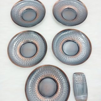 [ HÀNG SECONDHAND ] Bộ 5 Dĩa Đồng- BGS63