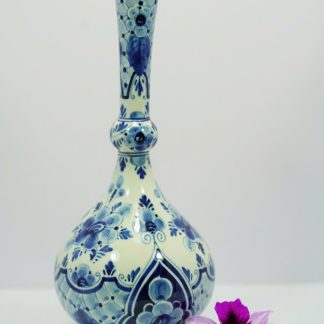 [ HÀNG SECONDHAND ] Bình Gốm Sứ Hoa Văn Lam Cổ Điển Secondhand - GS70