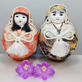 [ HÀNG SECONDHAND ] Cặp Búp Bê Daruma - Secondhand - BB85