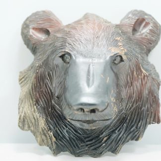 [ HÀNG SECONDHAND ] Đồ Treo Tường Đầu Gấu Gỗ Chạm Thủ Công - Sencondhand - BB95