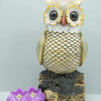 [ HÀNG SECONDHAND ] Tượng Cú Mèo Trang Trí Gỗ Thủ Công - Secondhand - BB96