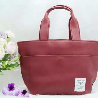 [ HÀNG SECONDHAND ]Túi Xách Thời Trang Màu Đỏ Đô - Secondhand - TX047