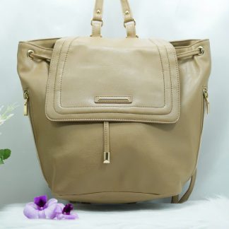 [ HÀNG SECONDHAND ]  Ba Lô Thời Trang Màu Be - Secondhand - TX053
