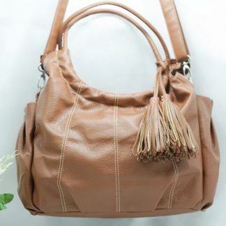 [ HÀNG SECONDHAND ] Túi Xách Thời Trang Màu Nâu Sữa - Secondhand - TX054