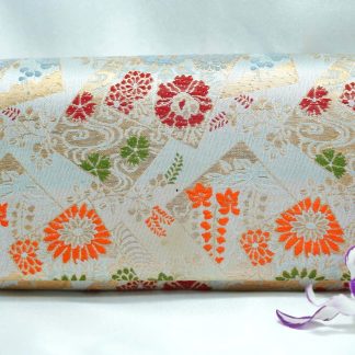 [ HÀNG SECONDHAND ] Ví Gấm Cầm Tay – Hoa Văn Truyền Thống – Secondhand – V026