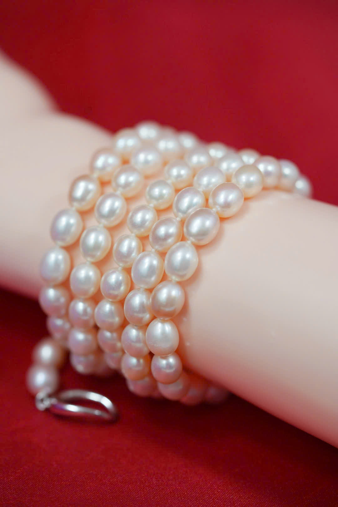 Chuỗi Ngọc Trai – Ánh Trắng Hồng – Secondhand – NTN16 - Ảnh 4