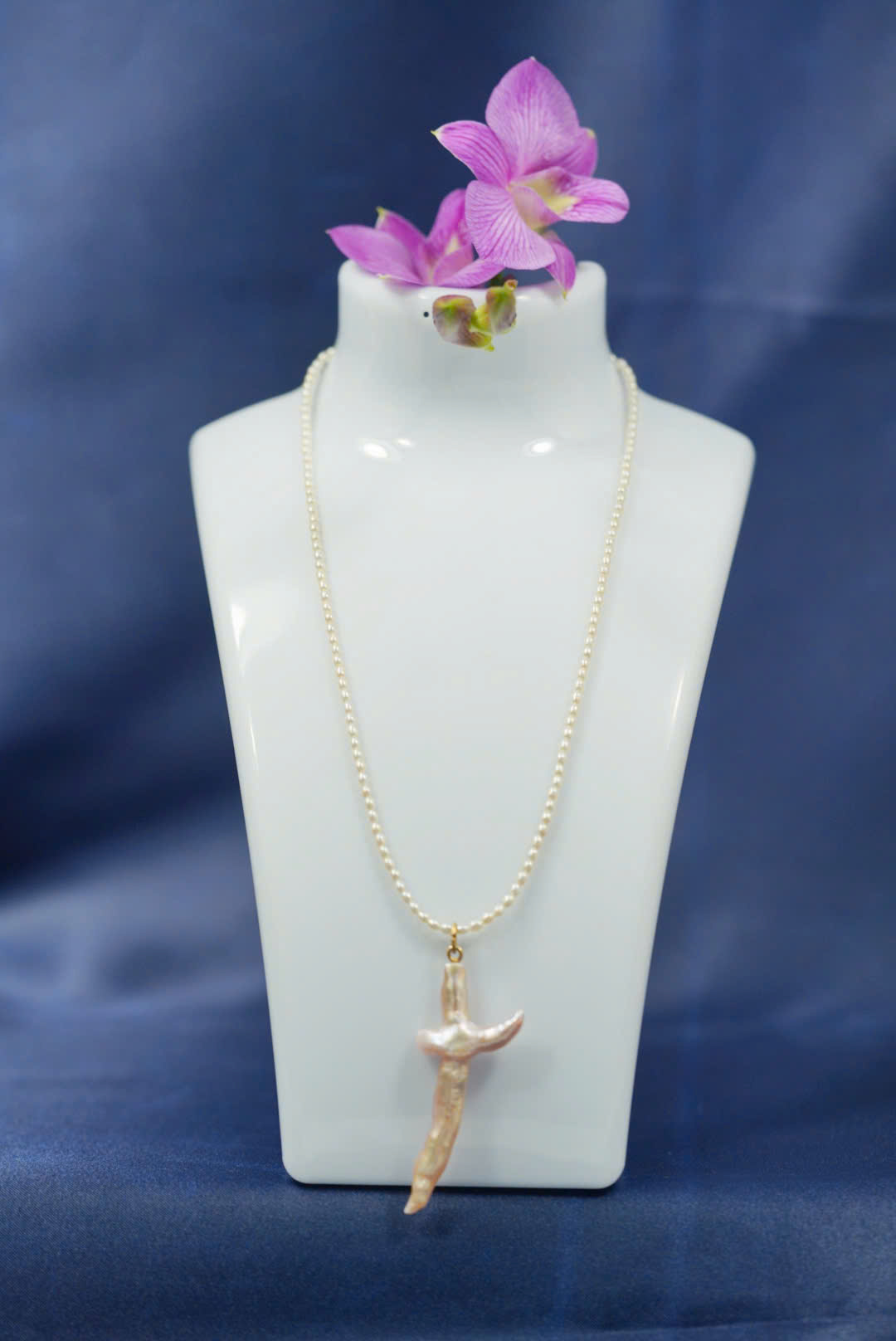 Chuỗi Ngọc Trai - Mặt Trai Tự Nhiên - Secondhand - NTN21