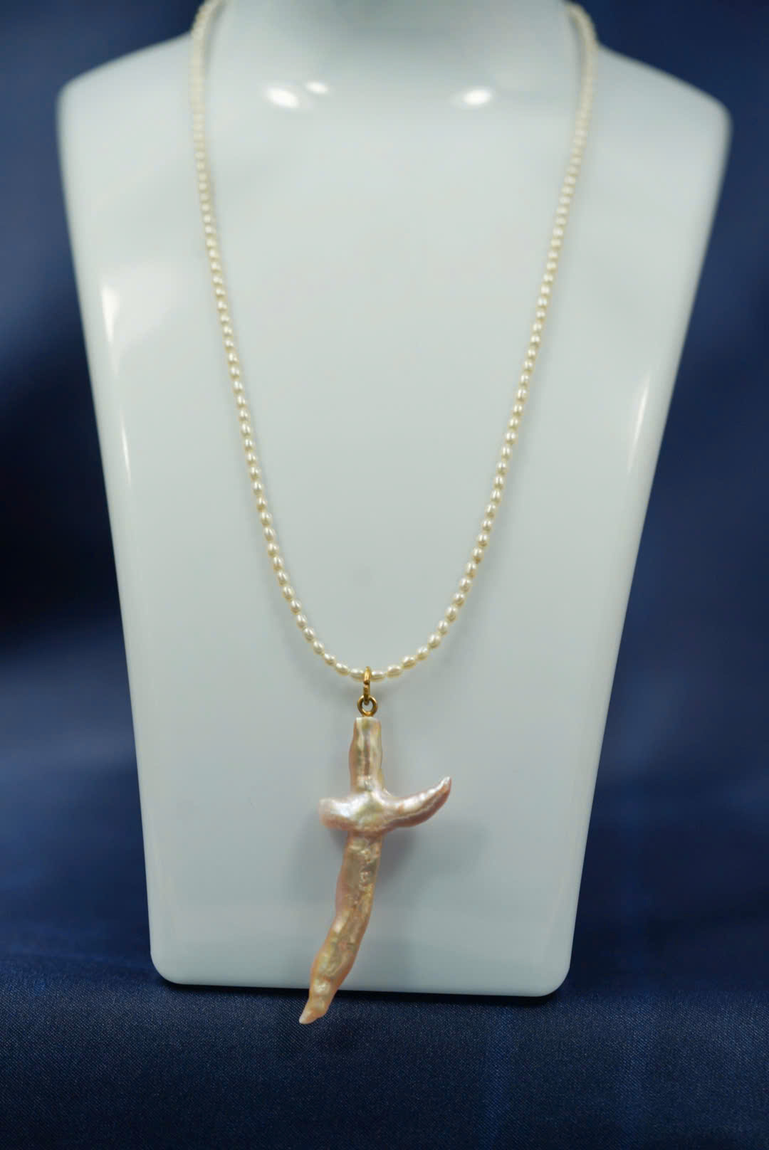 Chuỗi Ngọc Trai - Mặt Trai Tự Nhiên - Secondhand - NTN21 - Ảnh 2