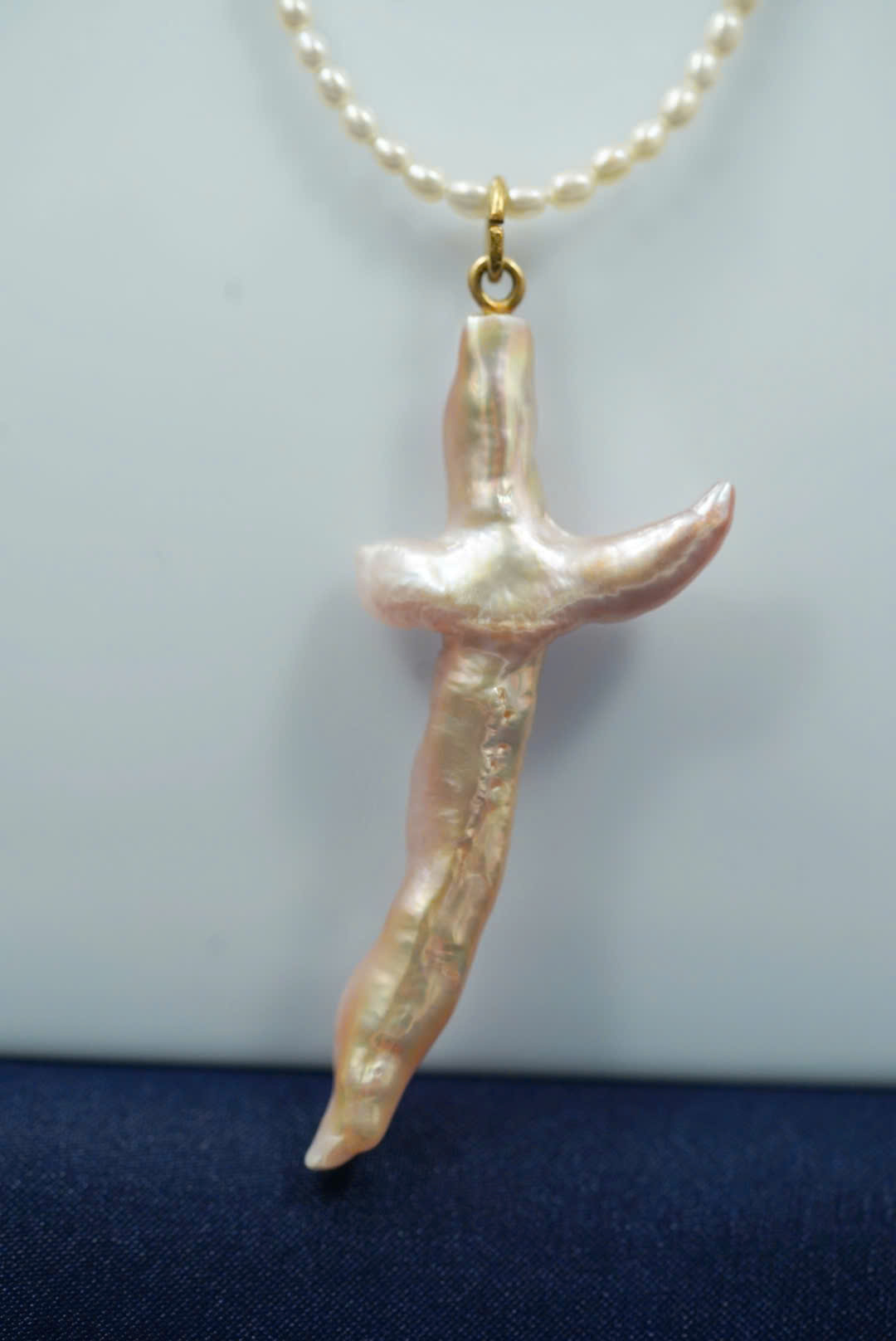 Chuỗi Ngọc Trai - Mặt Trai Tự Nhiên - Secondhand - NTN21 - Ảnh 3