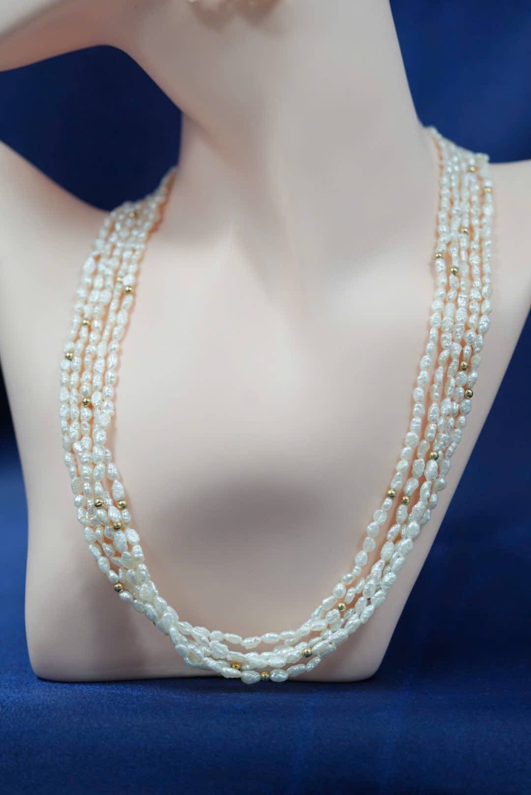 Bộ Chuỗi Ngọc Trai Gạo - Secondhand - NTG26 - Ảnh 2