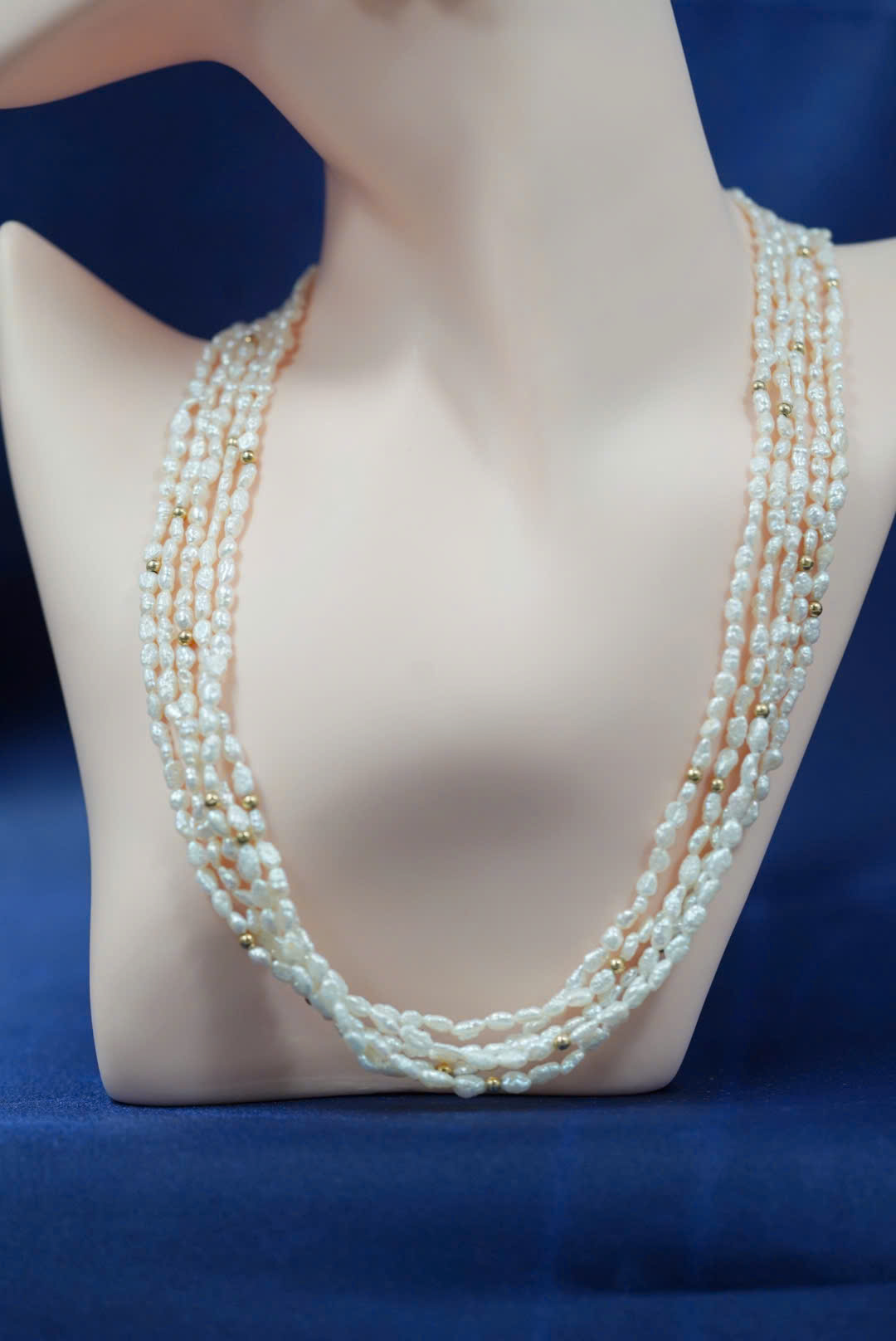 Bộ Chuỗi Ngọc Trai Gạo - Secondhand - NTG26 - Ảnh 4