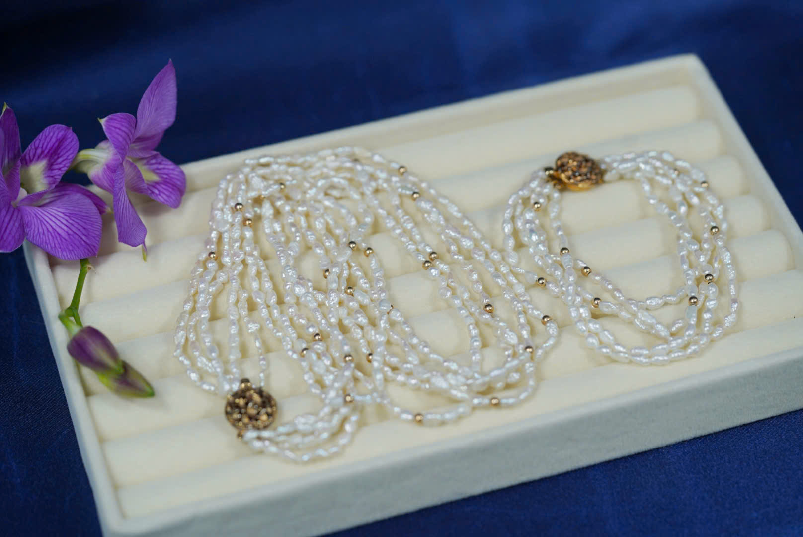 Bộ Chuỗi Ngọc Trai Gạo - Secondhand - NTG26 - Ảnh 6