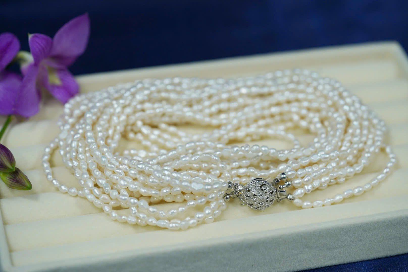 Chuỗi Ngọc Trai Gạo - Secondhand - NTG27 - Ảnh 5